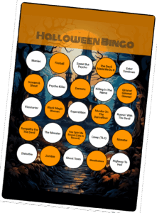 Bingokaart van Halloween